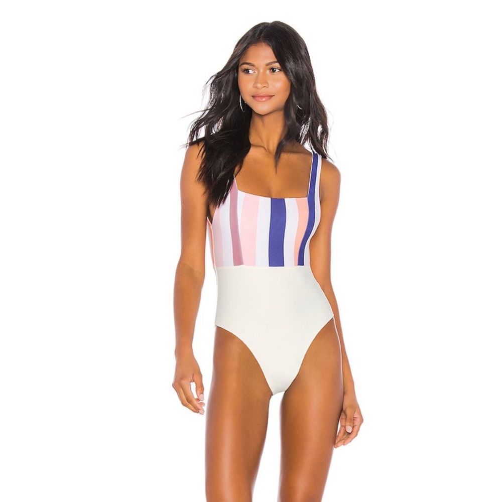 Revolve Tularosa One Piece Rainbow Mack Swimsuit